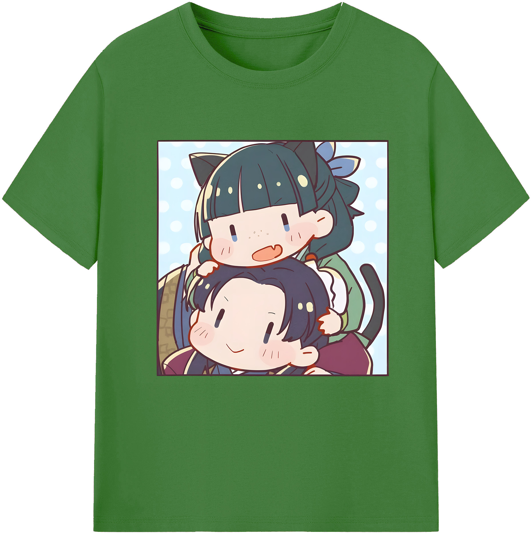 （画像用） 薬屋のひとりごと The Apothecary Diaries レディースカジュアルプリントTシャツ（綿100％）